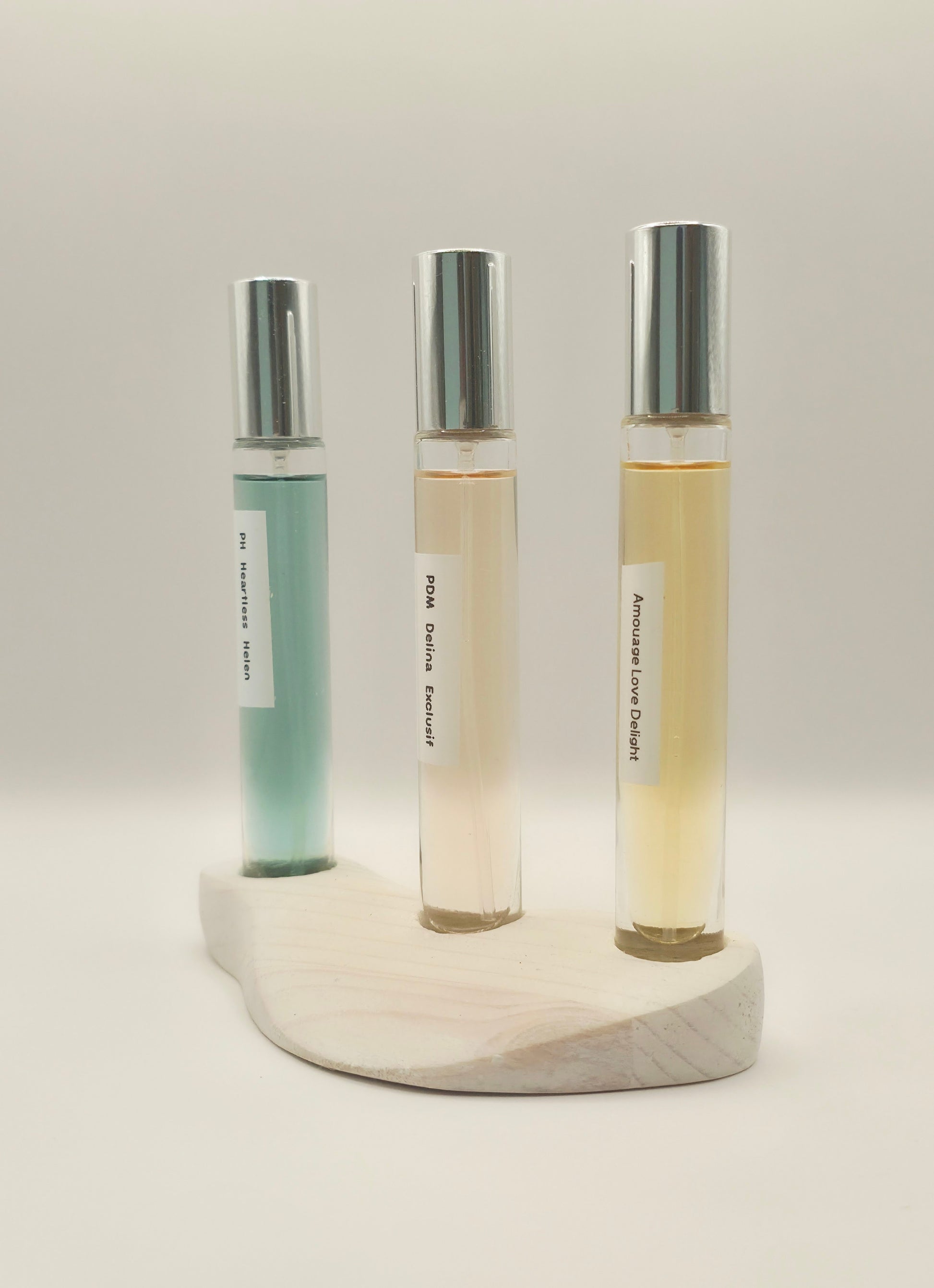 Handmade fragrance stand
