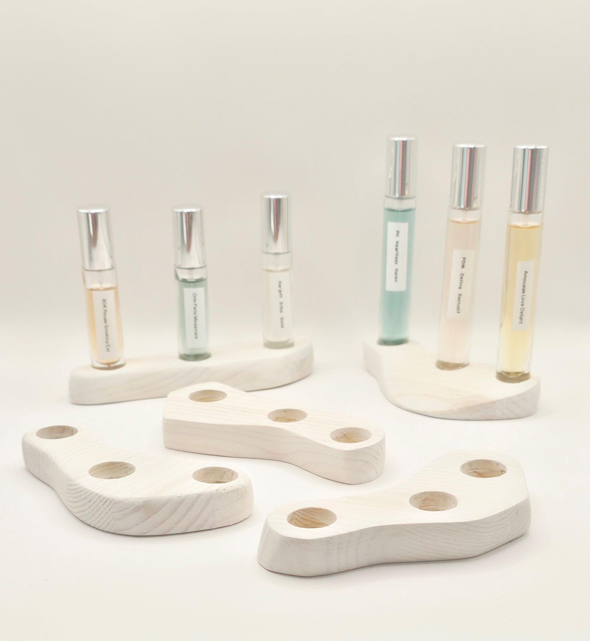 Handmade fragrance stand